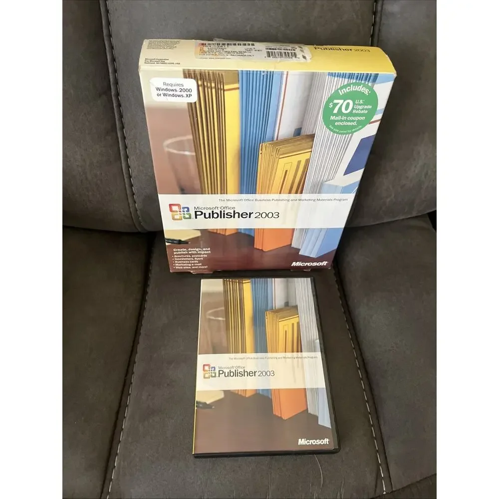 Microsoft Office Publisher 2003 Disk + Product Key